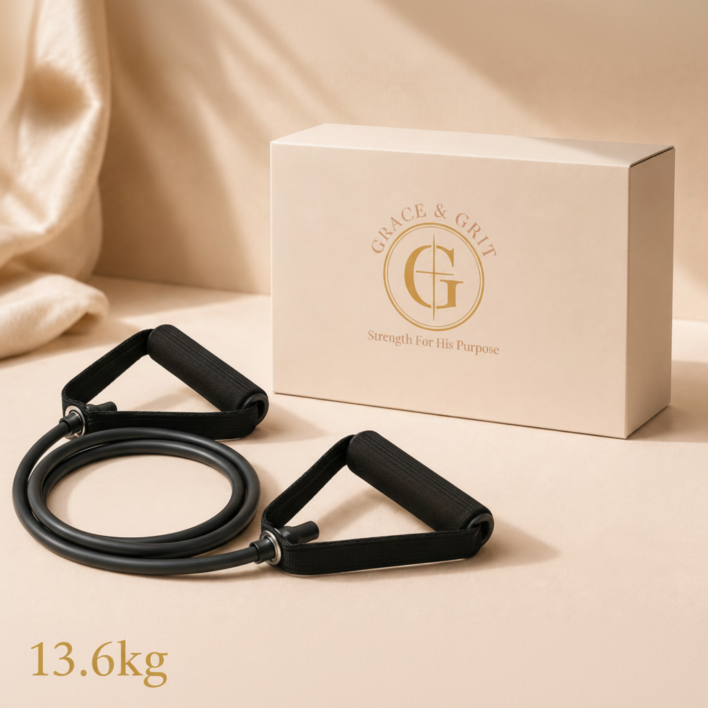 13.6kg black tube - D-shaped handles